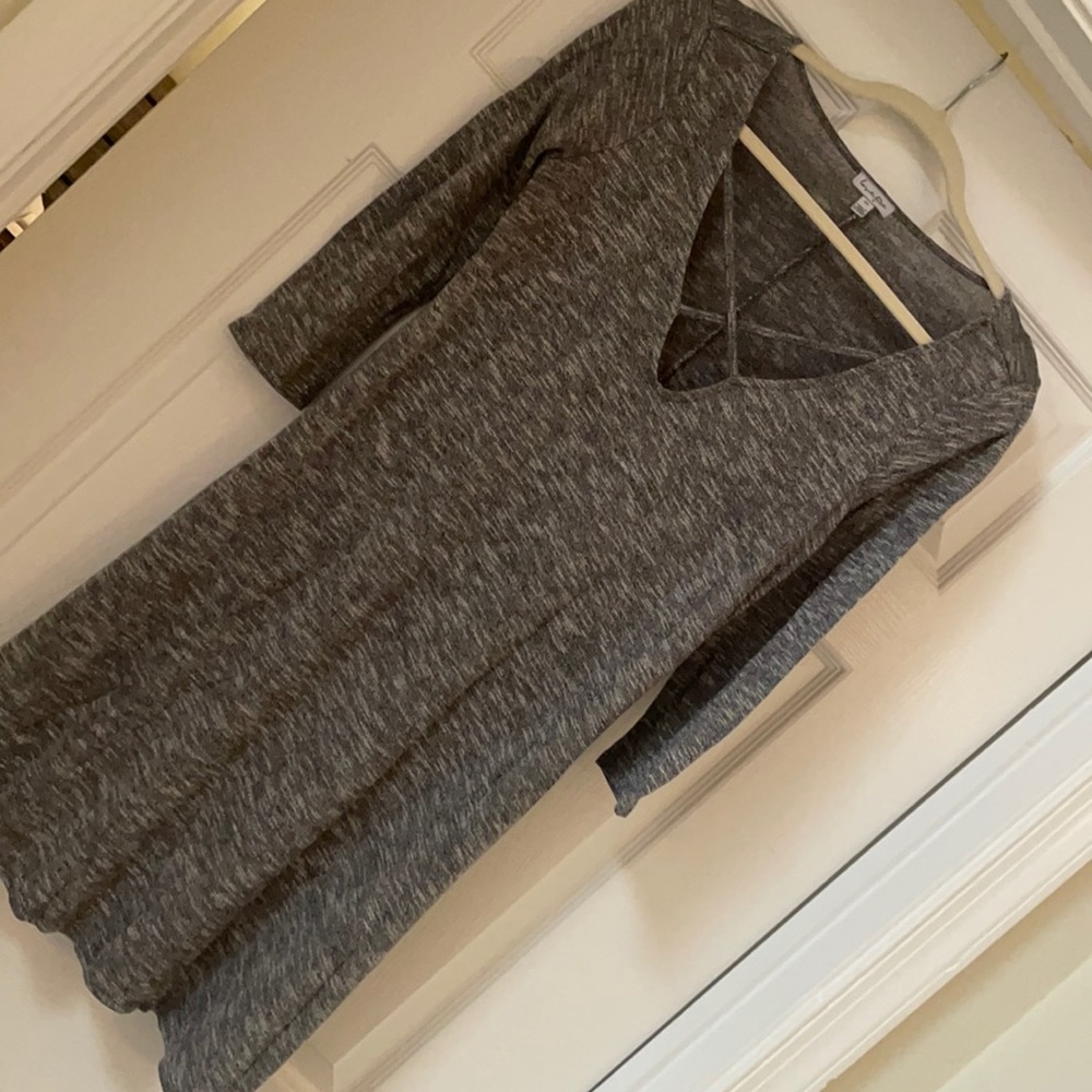 Gray Sweater Dress